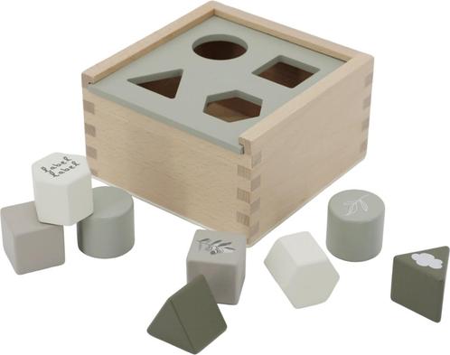 Label Label Olijfgroen Houten Vormenstoof LLWT-10268, Kinderen en Baby's, Speelgoed | Babyspeelgoed, Nieuw, Verzenden