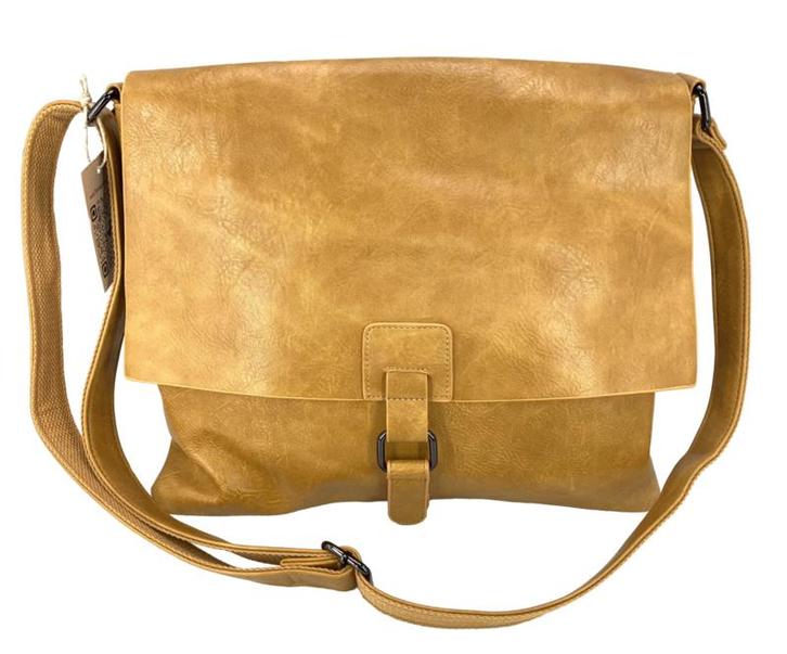 The Big Envelope Bag (kerriegeel), Sieraden, Tassen en Uiterlijk, Tassen | Schoudertassen, Nieuw, Verzenden