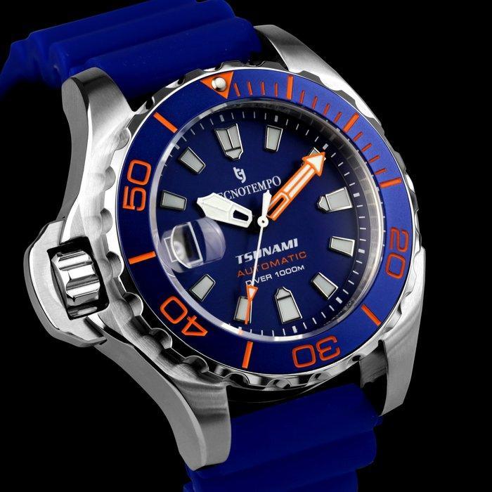Tecnotempo - Automatic - Professional Diver 1000M Tsunami, Sieraden, Tassen en Uiterlijk, Horloges | Heren