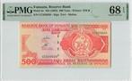 1993 Vanuatu P 5c 500 Vatu Pmg 68 Epq Top Pop, Postzegels en Munten, Verzenden