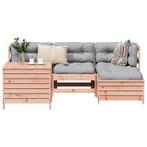 vidaXL 5-delige Loungeset massief douglas vurenhout, Tuin en Terras, Tuinsets en Loungesets, Verzenden, Nieuw, Loungeset