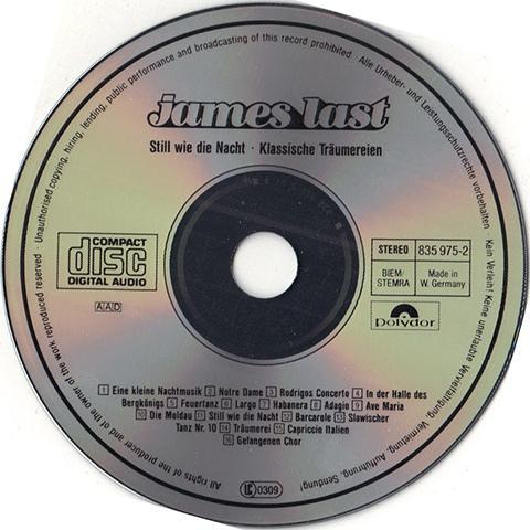cd - James Last - Still Wie Die Nacht, Cd's en Dvd's, Cd's | Overige Cd's, Zo goed als nieuw, Verzenden