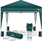 Tillvex® Partytent - 3x3m - Paviljoen - Easy Up - Groen, Tuin en Terras, Verzenden, Nieuw