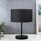 [lux.pro] Tafellamp Margate 35 cm E27 zwart en antraciet, Nieuw, Verzenden