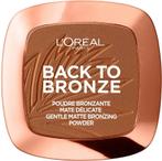 L'OREAL BACK TO BRONZE 02 SUNKISS DOOSJE 9 GRAM, Sieraden, Tassen en Uiterlijk, Uiterlijk | Cosmetica en Make-up, Verzenden, Nieuw