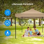 2dekans | LifeGoods - Partytent - Paviljoen - 3,0 x 4,5 m -, Ophalen of Verzenden, Zo goed als nieuw