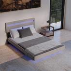 2dekans | Zwevend bed Lissabon - 140x200cm - Kunstleer -, Ophalen of Verzenden, Zo goed als nieuw