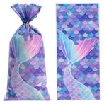 Fako Bijoux® - Uitzeelzakjes Zeemeermin Staart - 12.5x27.5cm, Verzenden, Nieuw