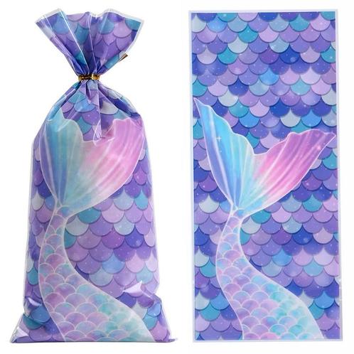 Fako Bijoux® - Uitzeelzakjes Zeemeermin Staart - 12.5x27.5cm, Diversen, Cadeauverpakkingen, Verzenden