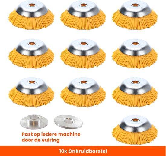 Set van 10 Stuks! Kibani Nylon Onkruidborstel 20 MM -, Tuin en Terras, Onkruidbranders, Nieuw