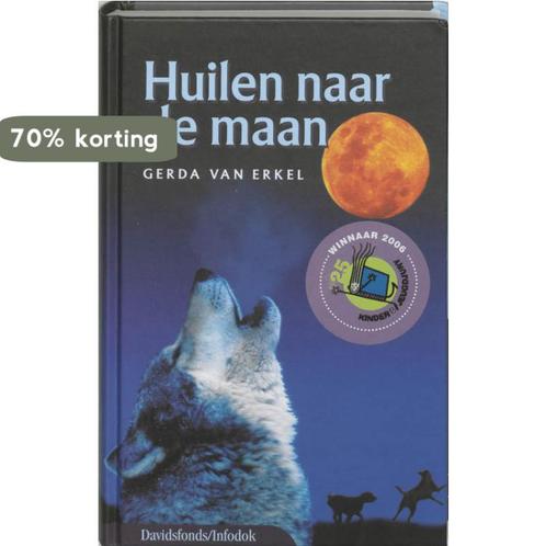 Huilen naar de maan / Davidsfonds/Infodok-jeugd G. van Erkel, Boeken, Kinderboeken | Jeugd | 13 jaar en ouder, Gelezen, Verzenden