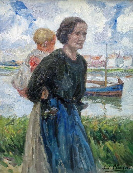 Louis Liévin Théophile Clesse (1889-1962) - Moeder met kind, Antiek en Kunst, Kunst | Schilderijen | Klassiek