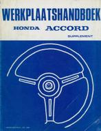 1984 Honda Accord Werkplaatshandboek Supplement, Auto diversen, Handleidingen en Instructieboekjes, Verzenden