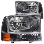 ANZO 2000-2004 Ford Excursion Crystal Headlights Black, Ophalen of Verzenden, Nieuw