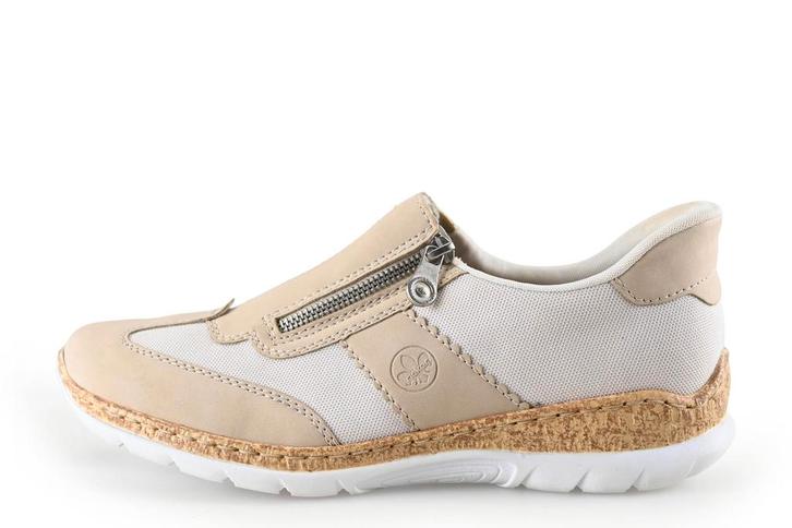 Rieker Slippers in maat 41 Beige | 10% korting, Kleding | Dames, Schoenen, Beige, Zo goed als nieuw, Slippers, Verzenden