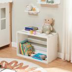 [en.casa] Bijzettafel Rønde 43x64x33 cm wit, Huis en Inrichting, Tafels | Bijzettafels, Verzenden, Nieuw