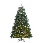 vidaXL Kunstkerstboom met scharnieren 300 LEDs en, Diversen, Kerst, Verzenden, Nieuw
