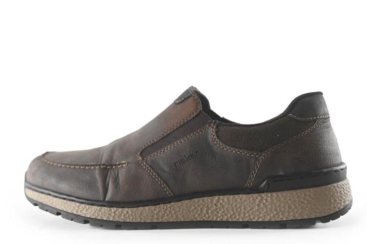 Rieker Instappers in maat 44 Bruin | 10% extra korting, Kleding | Heren, Schoenen, Bruin, Zo goed als nieuw, Overige typen, Verzenden