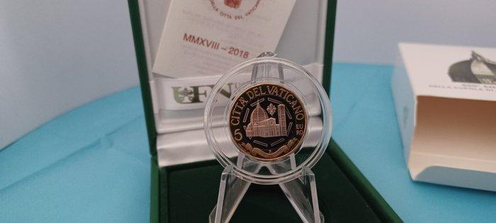 Vaticaan. 5 Euro 2018 Proof (Zonder Minimumprijs), Postzegels en Munten, Munten | Europa | Euromunten
