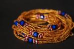 3 in 1 Waist Beads / Afrikaanse Heupketting - IYORE- Blauw /, Ophalen of Verzenden, Nieuw