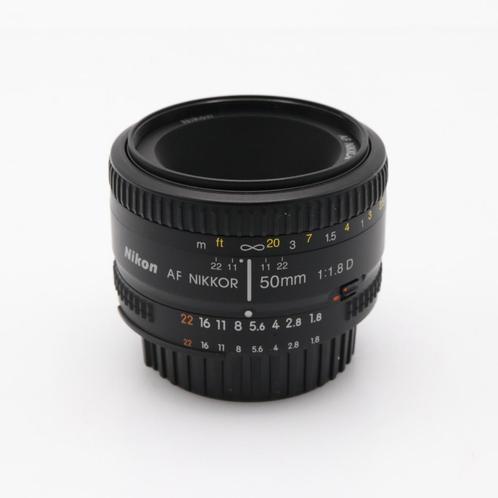 Nikon AF 50mm F/1.8 D | Tweedehands, Audio, Tv en Foto, Fotocamera's Digitaal, Gebruikt, Nikon, Verzenden
