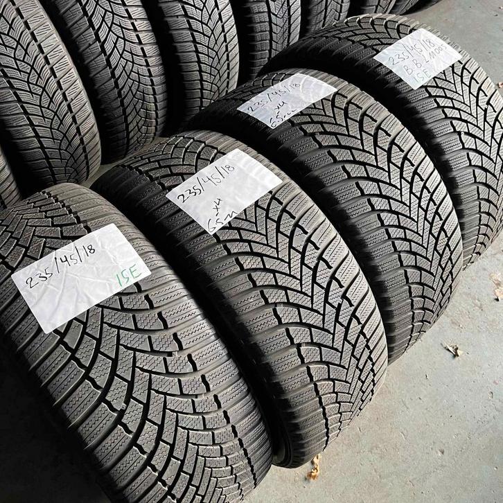 4 x Bridgestone Blizzak LM-005 235-45-18 Winterbanden 6,5mm, Auto-onderdelen, Banden en Velgen, 18 inch, Winterbanden, 235 mm