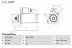 Startmotor / Starter VOLKSWAGEN CRAFTER 30-35,30-50 (2...., Auto-onderdelen, Motor en Toebehoren, Ophalen of Verzenden, Nieuw