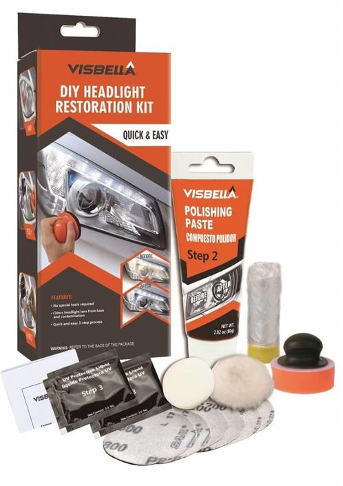 TM koplampen polijsten set compleet Handmatig XL, Auto diversen, Autogereedschap, Nieuw, Verzenden