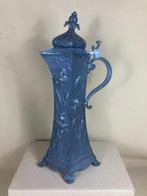 WMF / Geislingen - Kan - Tin - Jugendstil tinnen klepkan, Antiek en Kunst