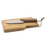 ViaMondo Snijplank met Mes Bamboe, Caravans en Kamperen, Ophalen of Verzenden, Nieuw