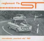 1969 Reglement 11e Internationale Sauerland Rally, Boeken, Auto's | Folders en Tijdschriften, Verzenden, Gelezen, Overige merken