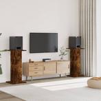 vidaXL Speakerstandaards 2 st 30x30x95 cm bewerkt hout, Verzenden, Nieuw