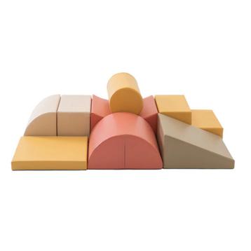 Softplay foam blokken set in pastel pink – stimuleert mot. beschikbaar voor biedingen