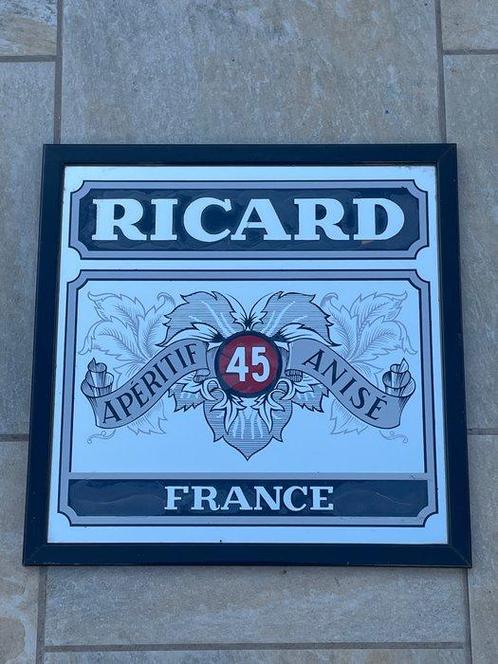 Ricard - Reclamebord - Glas, Hout, Antiek en Kunst, Antiek | Wandborden en Tegels