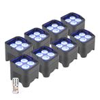 8x BeamZ BBP94 accu LED PAR 4x 10W 6-in-1 RGBAW-UV, Muziek en Instrumenten, Licht en Laser, Verzenden, Nieuw