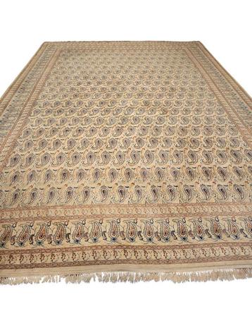 Groot Perzisch tapijt Kashan 420x320 wollen vloerkleed Iran beschikbaar voor biedingen