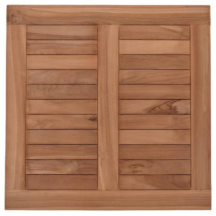 Tafelblad teakhout vierkant 70 x 70 cm en 3 cm dik - teak, Tuin en Terras, Tuintafels, Vierkant, Nieuw, Teakhout, Ophalen of Verzenden