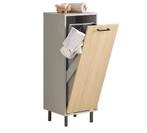 Smalle waskast met uitklapbare waszak en poten, Verzenden, Nieuw