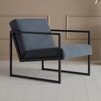 *WOONWINKEL* Innovation Living Vikko Arm Moderne Fauteuil Me, Huis en Inrichting, Fauteuils, Verzenden, Nieuw, Stof