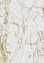Inpakpapier Marmer Grijs Goud - Breedte 60 cm - m lang -, Ophalen of Verzenden, Nieuw, Overige typen