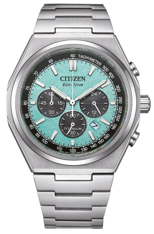 Citizen CA4610-85M Zenshin Chrono Sport Eco-Drive Titanium, Sieraden, Tassen en Uiterlijk, Horloges | Heren, Polshorloge, Nieuw