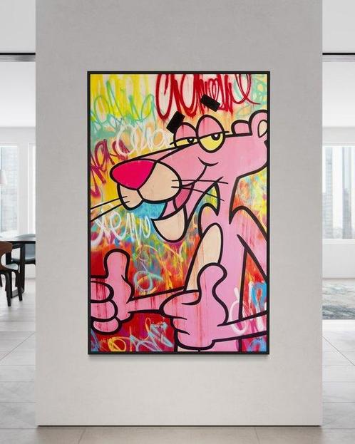 Gunnar Zyl (1988) - Pink Panther XXL, Antiek en Kunst, Kunst | Schilderijen | Modern