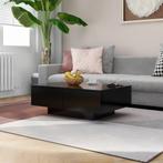 Salontafel Hout Zwart 90x60 | Retourdeal | Betaalbaar!, Huis en Inrichting, Tafels | Salontafels, 50 tot 100 cm, Nieuw, Minder dan 50 cm