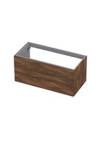 Onderkast INK 1 lade softclose met greep hout decor 100 cm x, Ophalen of Verzenden, Nieuw, Bad