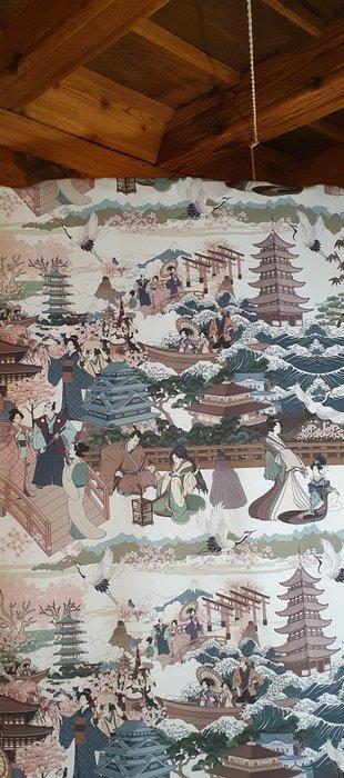 Ukiyo-e stoffen in beweging - Japanse elegantie op, Antiek en Kunst, Antiek | Kleden en Textiel