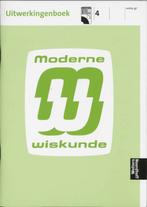 Uitwerkingenboek 4 Vmbo gt Moderne Wiskunde 9789001603830, Boeken, Verzenden, Gelezen, I. van Breugel