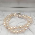 Zonder minimumprijs - Halsketting Zilver Parel - Akoya 8.0mm, Nieuw