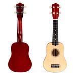 Ecotoys houten kinder ukelele/ gitaar met 4 snaren en 12, Ophalen of Verzenden, Nieuw