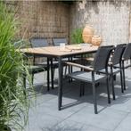 Arezzo tuintafel rechthoek polywood teaklook 200x90 cm, Ophalen of Verzenden, Nieuw