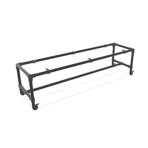 Steigerbuis Bankje Eschen | Zwart 33.7 mm | Wiel | DIY | Doe, Tuin en Terras, Tuinsets en Loungesets, Ophalen of Verzenden